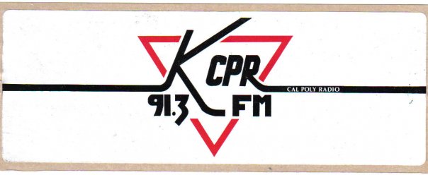 1983 or 1984 bumper sticker logo
