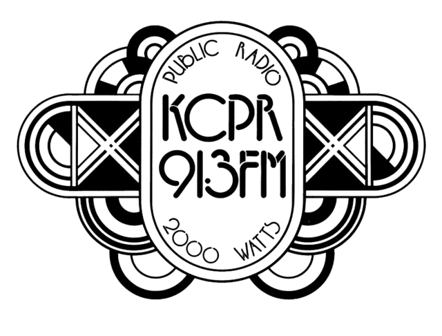KCPR Public Radio Logo- BW By Matthew J. Schwartz