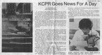 KCPR Goes Stereo, First Newsday
