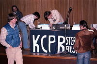 Setting up: ?, ?, Dave, Don, Bob DeAragon (former KCPR PD)?